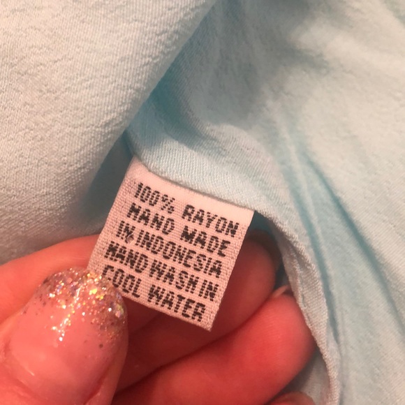 NEW! Aila Blue Gypsy Mini Dress - Picture 13 of 16